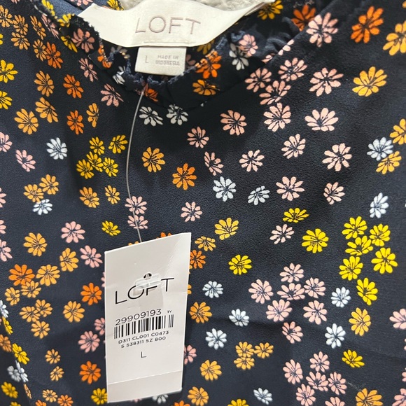 Ann Taylor floral tank top brand new with tags, never worn - Picture 2 of 3